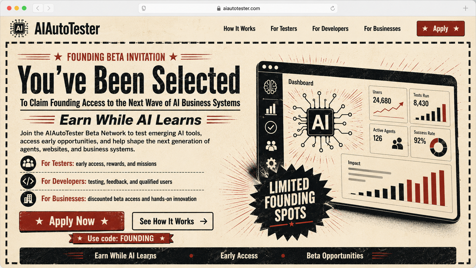 Landing page reference mockup